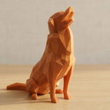 Enfeite Sala Golden Retriever Luxo Escultura Presente Mesa