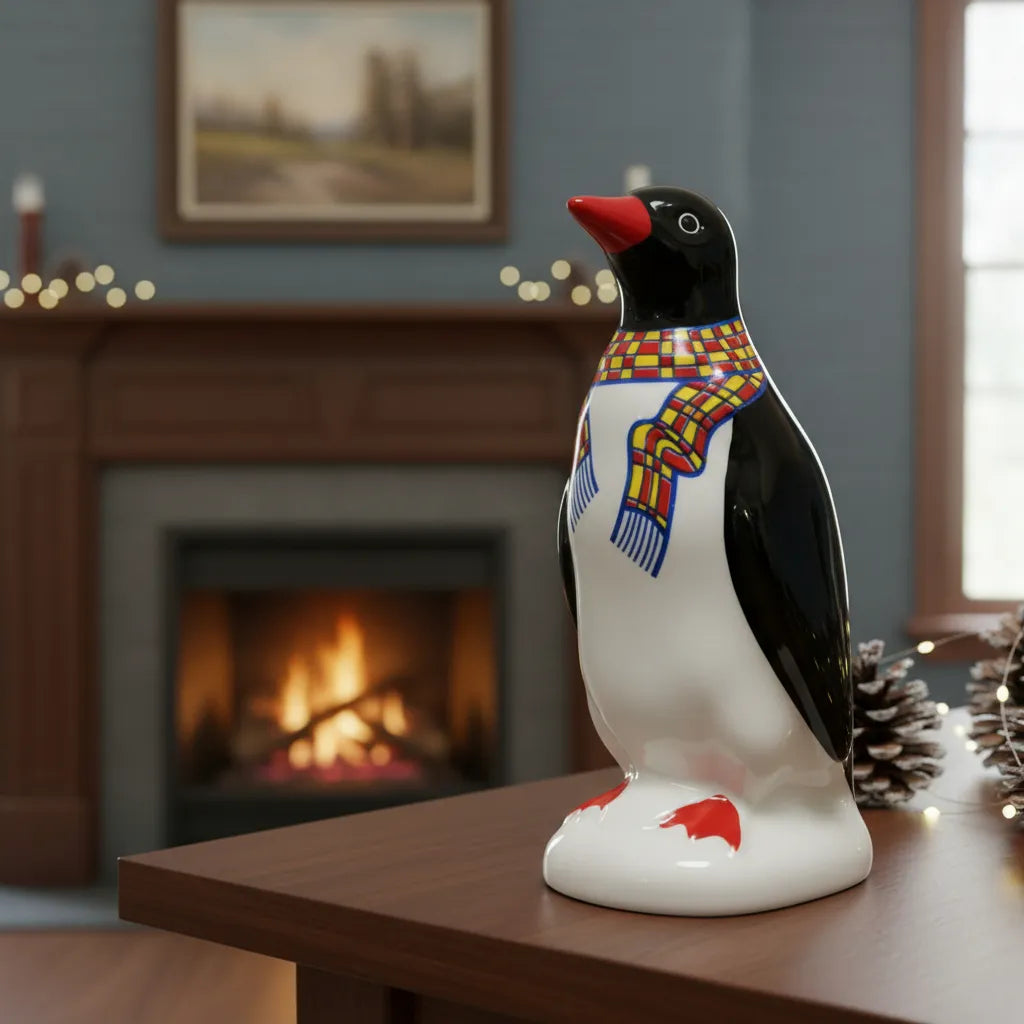 Decoração Pinguim Geladeira - Porcelana