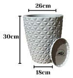 Vaso De Polietileno C Prato Para Plantas Jardim E Varanda N1