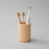 Porta Escova Minimalista Bege