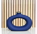 Enfeite Rack Sala Trio Vaso Branco Decorativo Objetos Decora