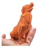 Enfeite Sala Golden Retriever Luxo Escultura Presente Mesa