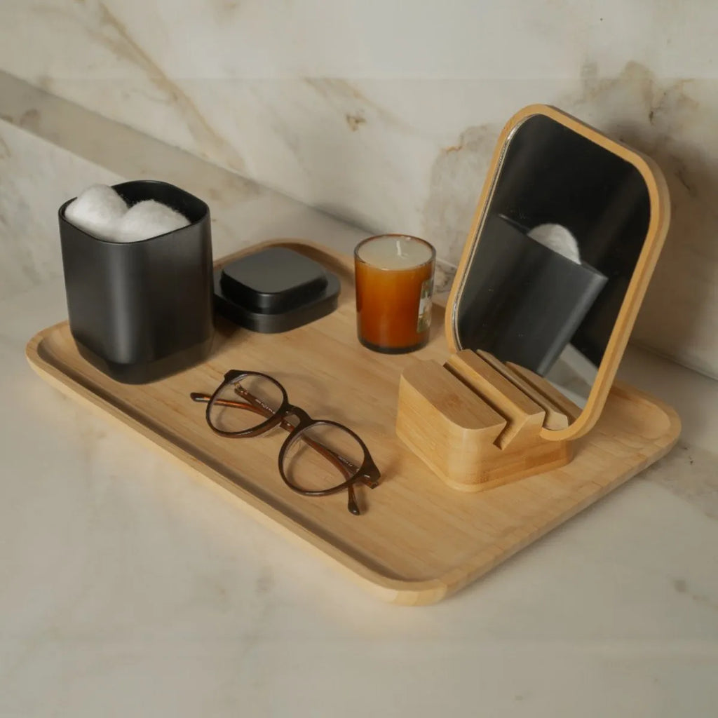 Porta Algodão Minimalista