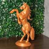 Enfeite Sala Rack Cavalo Luxo Escultura Escritório Presente