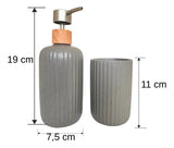 Kit Banheiro 2 Peças Cerâmica