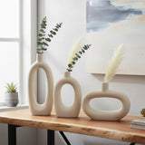 Kit Vasos Decorativos Cerâmica Decoração Casa Sala Mesarack