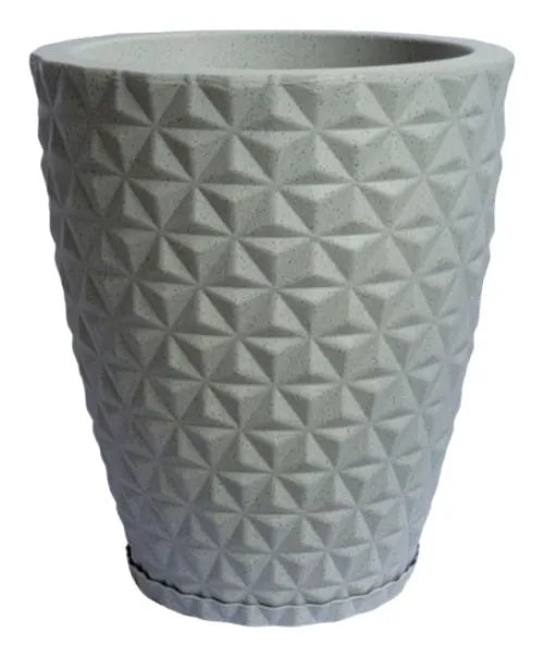 Vaso Planta Flor Jardim Decorativo Luxo Diamante 3d N2