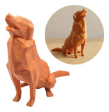 Enfeite Sala Golden Retriever Luxo Escultura Presente Mesa