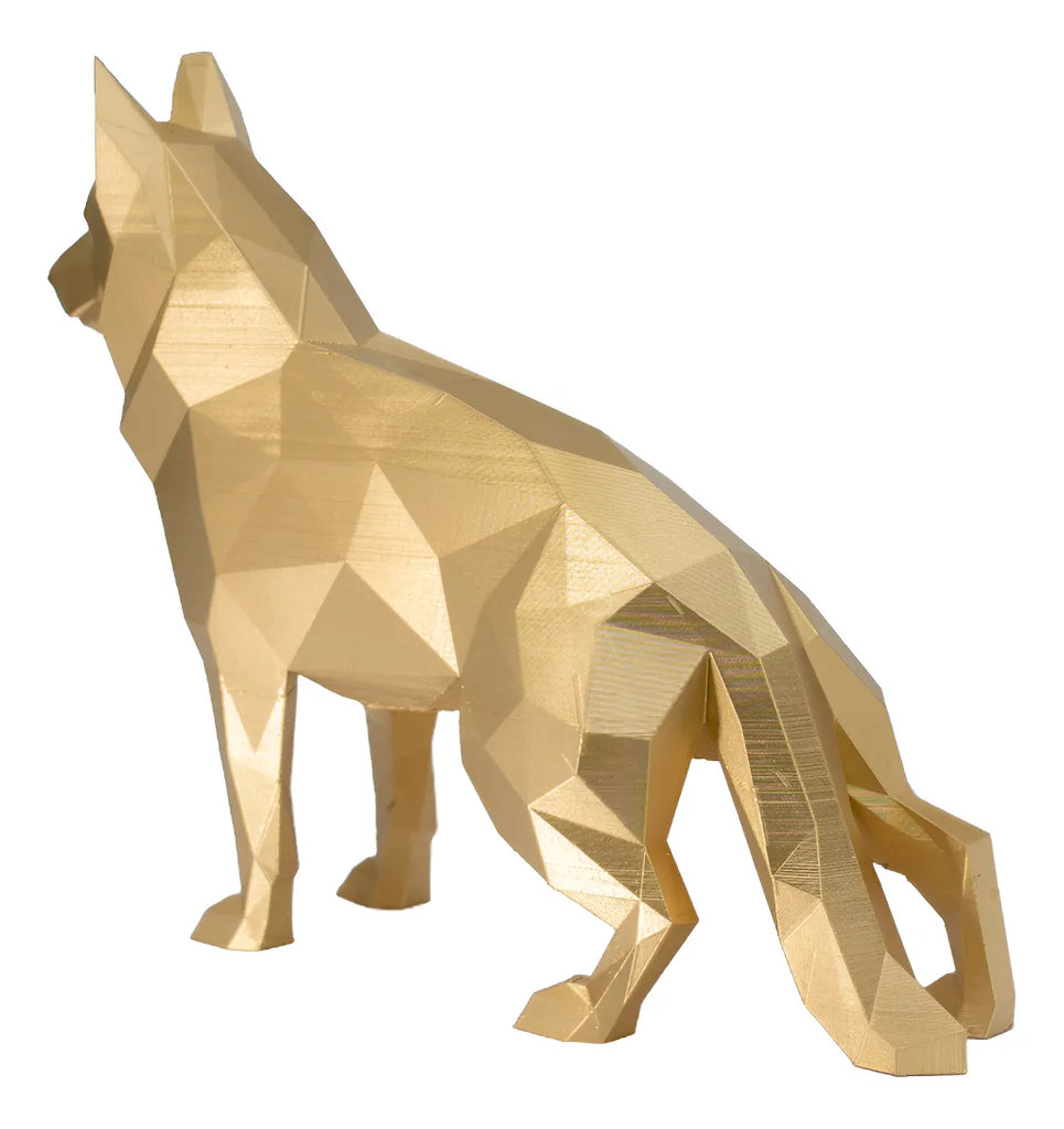 Cachorro Pastor Alemão E Belga Escultura 3d Decor Pet 27cm